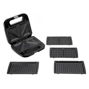 Sandwich maker Jata JESW2010 — 750 W, black, 230 V, non‑PFOA non‑stick plates
