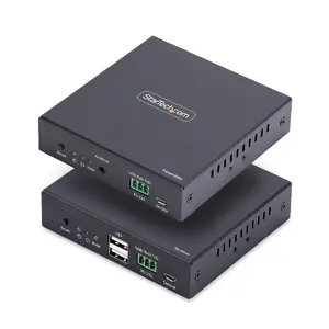 HDMI KVM-удлинитель по IP StarTech IH2006-KVM-EXTENDER, 4K 60 Гц, HDMI и USB по Cat6, комплект передатчик и приёмник