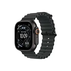 Viedpulkstenis Nepřiřazeno Apple Watch Ultra 3 GPS + Cellular 49 mm melns titāna korpuss ar melnu Ocean siksniņu