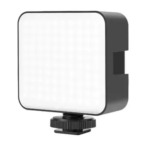 Video lampa Puluz PU4141B melna — kompakta LED gaisma kamerai un video