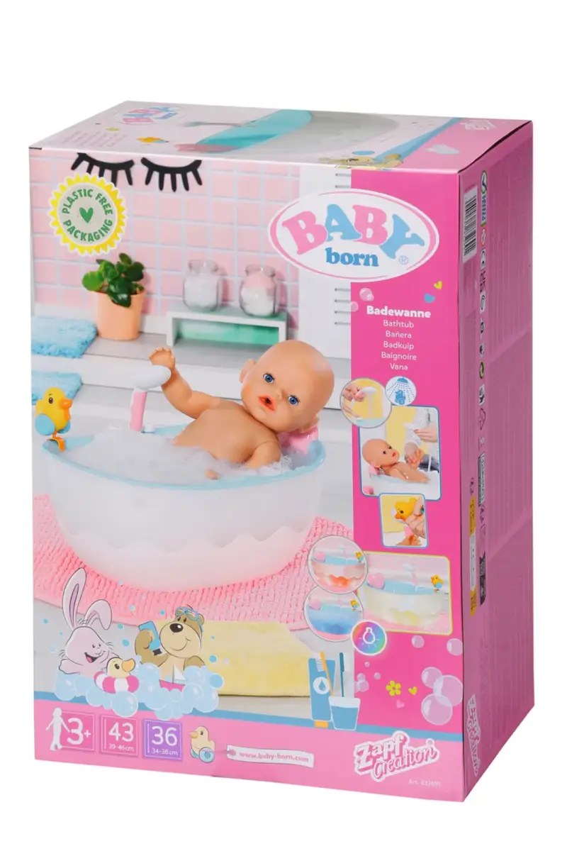 Ванночка для кукол ZAPF BABY born Bath Bathtub Photo 2