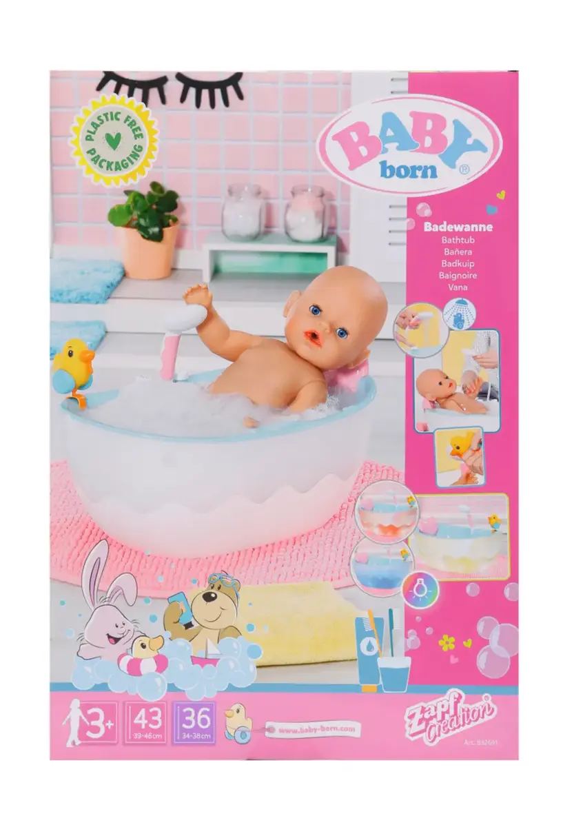 Ванночка для кукол ZAPF BABY born Bath Bathtub Photo 3