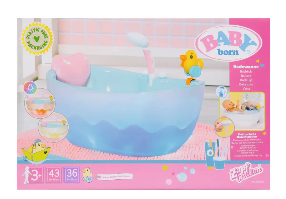 Ванночка для кукол ZAPF BABY born Bath Bathtub Photo 4