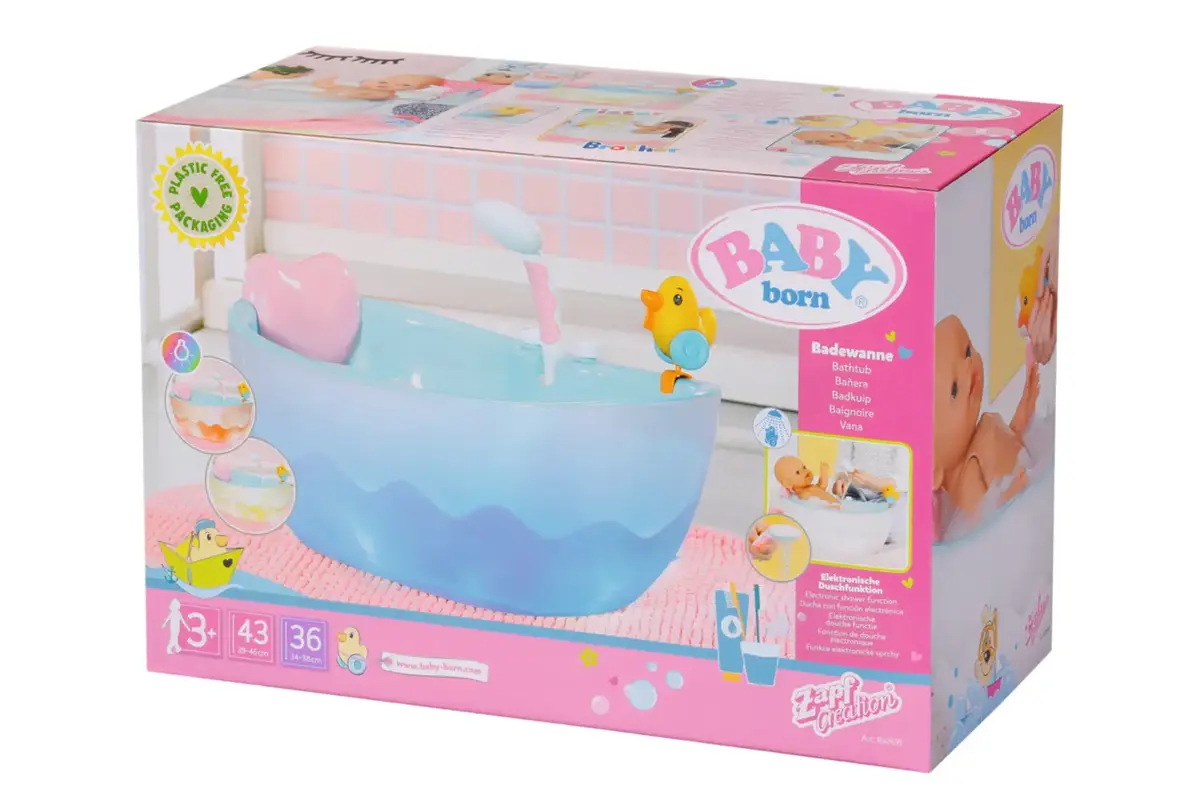Ванночка для кукол ZAPF BABY born Bath Bathtub Photo 5