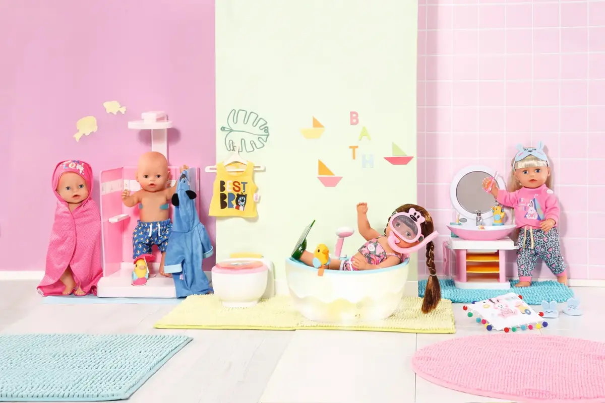Ванночка для кукол ZAPF BABY born Bath Bathtub Photo 6