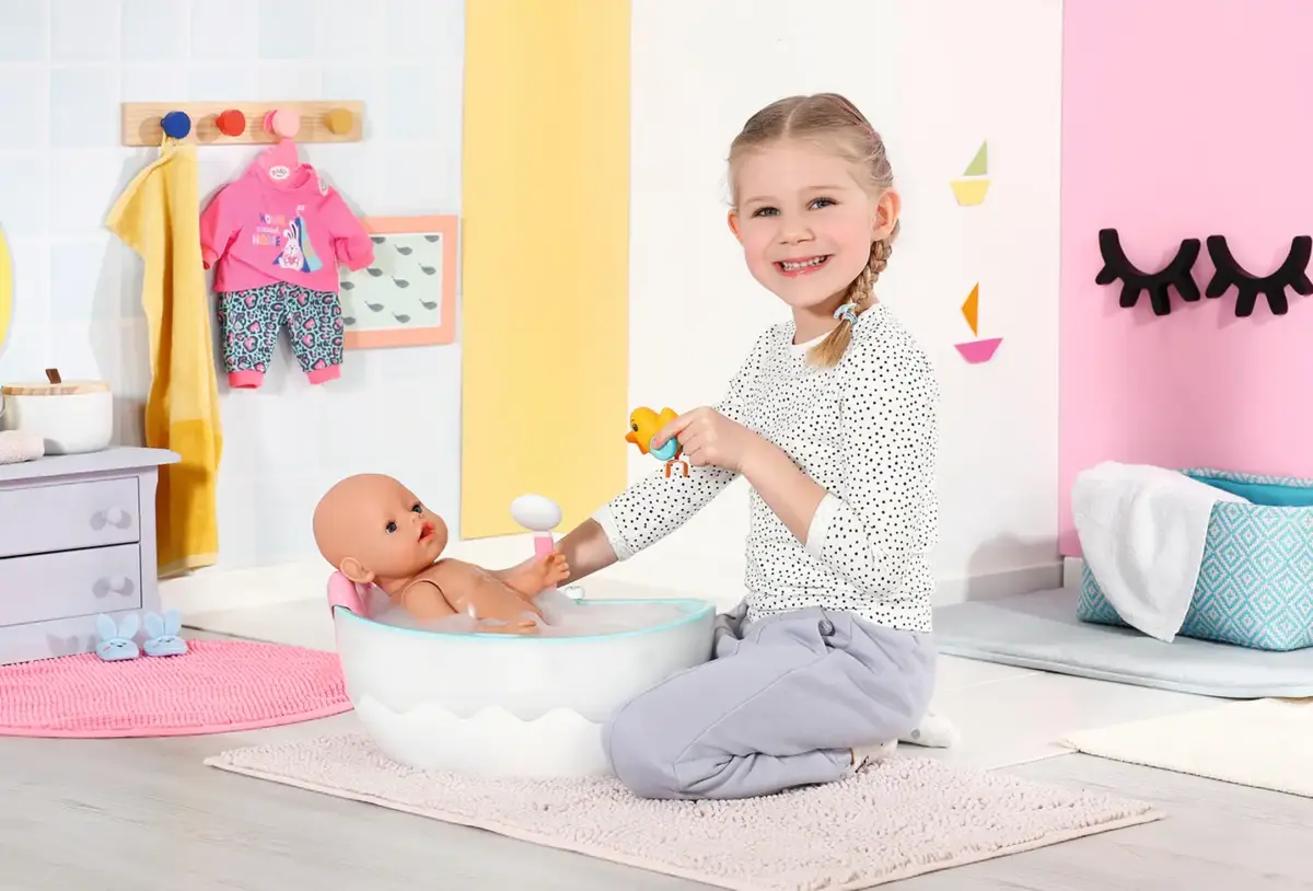 Ванночка для кукол ZAPF BABY born Bath Bathtub Photo 17