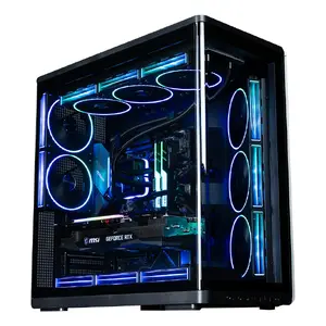 ZALMAN P60 BLACK PC Midi Tower case — ATX/Mini-ITX, tempered glass, 3x120mm side + 2x120mm rear fans, 290×475×478 mm
