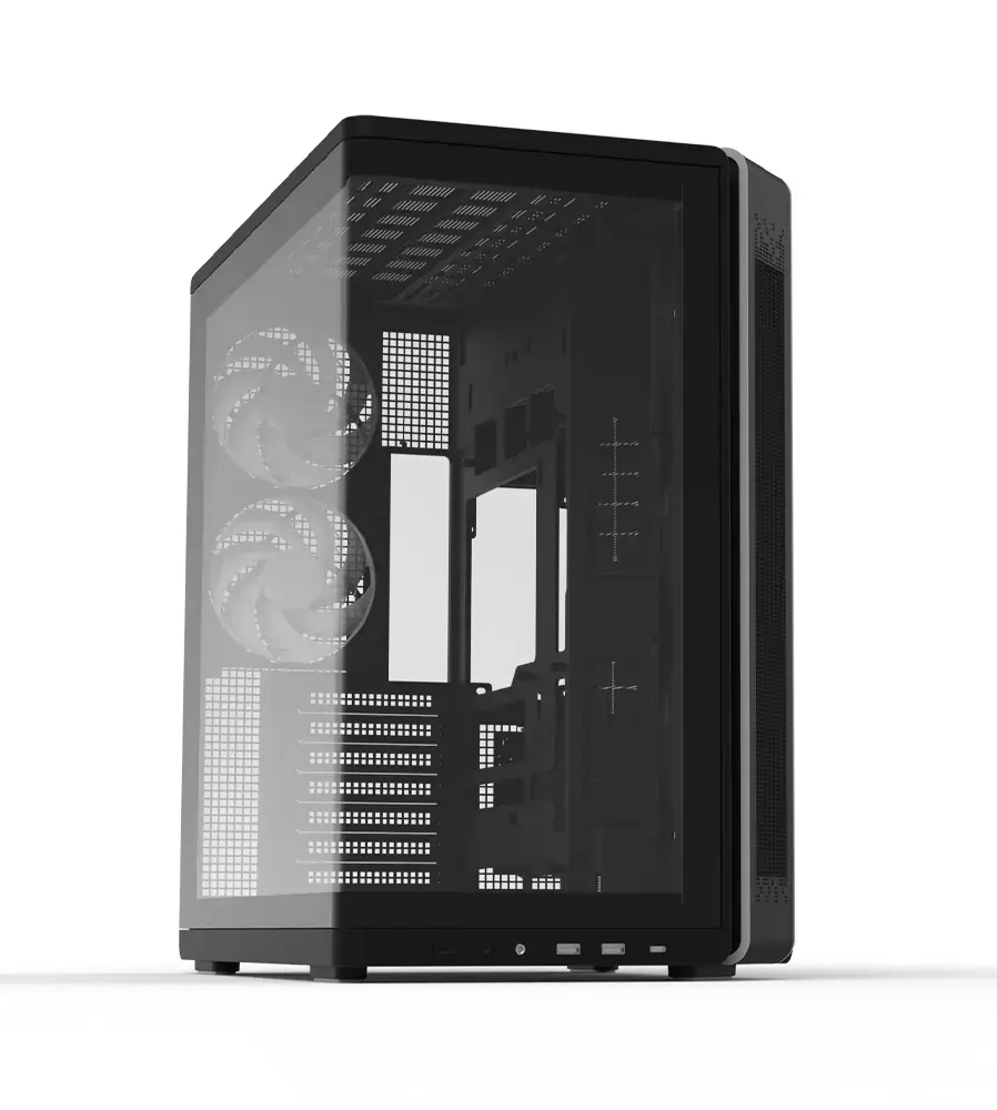 ZALMAN P60 BLACK Midi Tower korpuss Photo 12