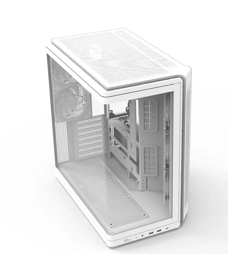 ZALMAN P60 Mid-Tower korpuss ar 5 ARGB ventilatoriem Photo 2