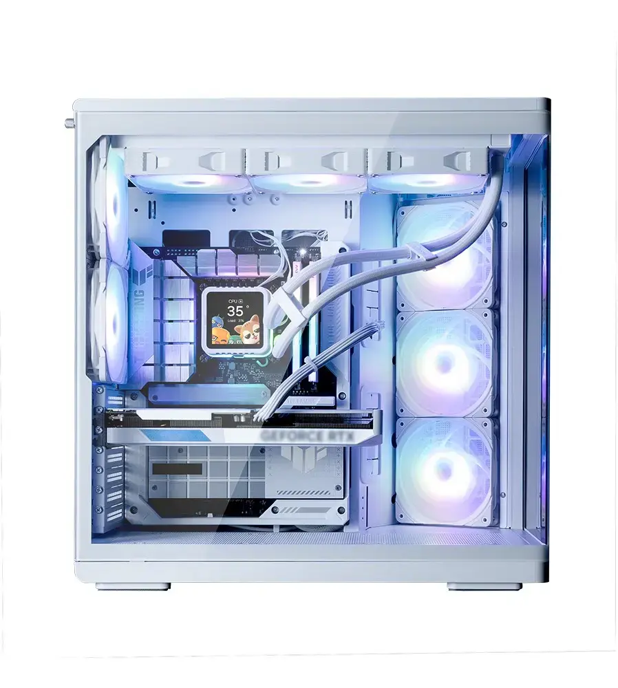 ZALMAN P60 Mid-Tower korpuss ar 5 ARGB ventilatoriem Photo 15
