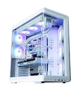 Zalman P60 White Midi Tower datora korpuss ar 5 iepriekš uzstādītiem ventilatoriem, ATX un Mini-ITX mātesplašu atbalstu un USB Type-C pieslēgvietu