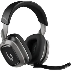 Bezvadu spēļu austiņas Logitech ASTRO Gaming A30 The Mandalorian Edition — Wireless/Bluetooth, 20–20000 Hz, darbības rādiuss 15 m, sudraba