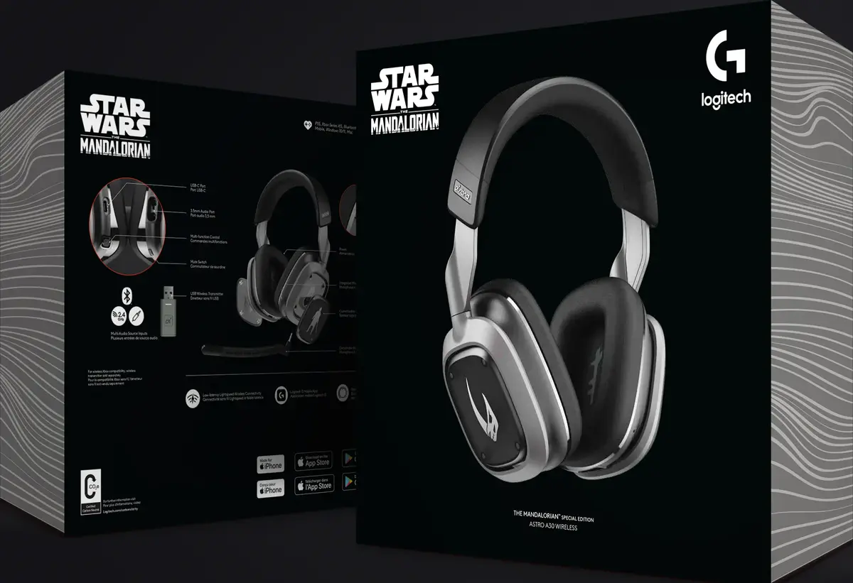Logitech ASTRO Gaming A30 bezvadu austiņas Photo 12