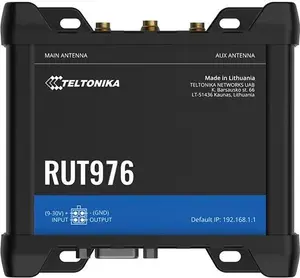 Промышленный IoT-маршрутизатор TELTONIKA RUT976 5G RedCap с eSIM и последовательным портом RS232/RS485