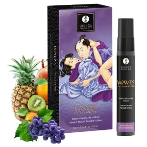 Intimate massage and oral spray Shunga Waves of Pleasure Exotic 20 ml — sensual formula for oral stimulation