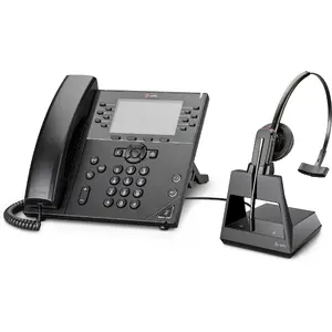 Гарнитура Poly HP Voyager 4245 USB-A — проводная и беспроводная, чёрная, 28 г
