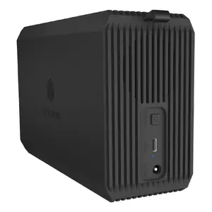 Корпус для HDD/SSD icybox IB-RD3720-CU3 — 2 отсека 2.5/3.5" SATA, USB-C 5 Гбит/с, RAID 0/1, Hot-swap, чёрный