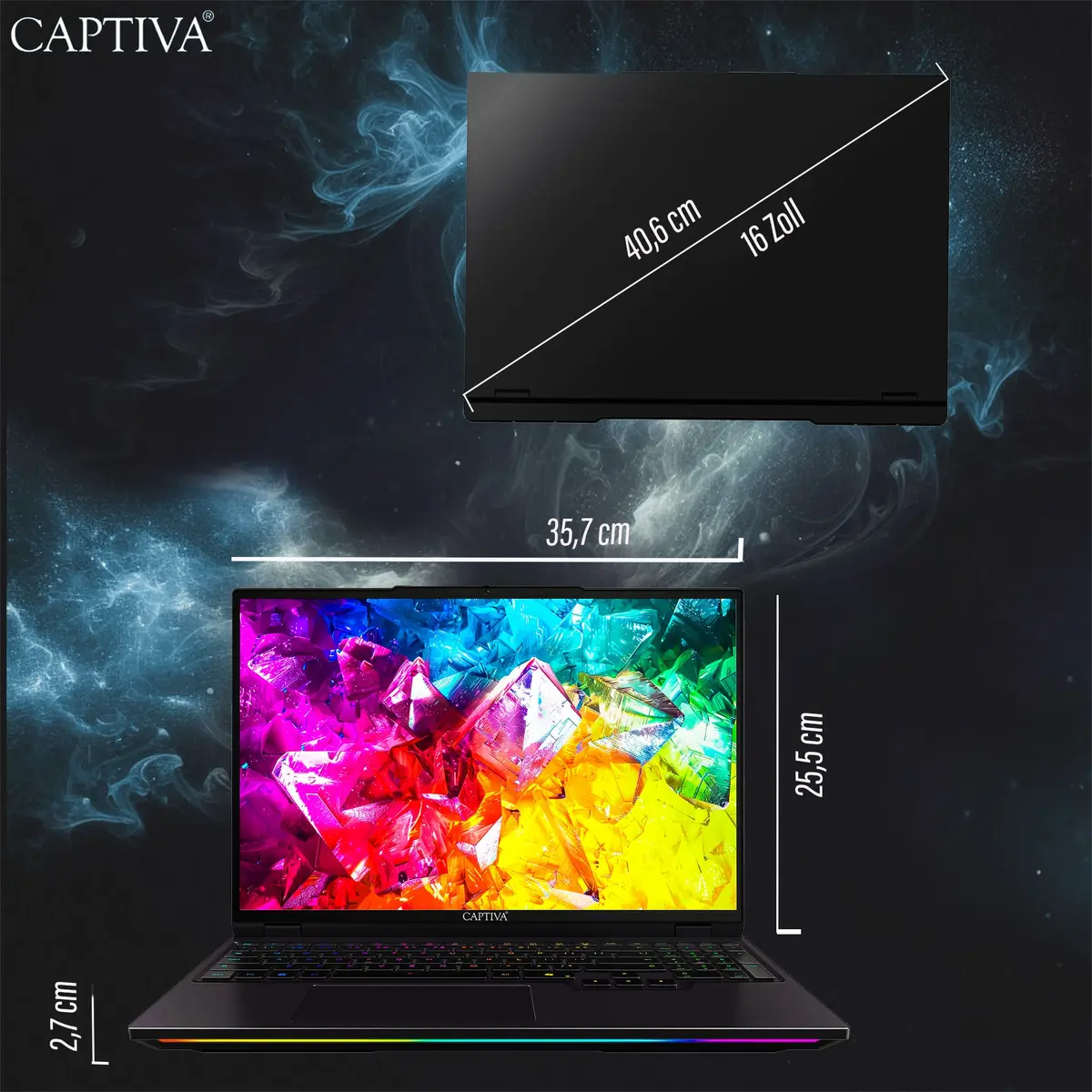 Ноутбук Captiva CAPTIVA 98052 — AMD Ryzen 9 9955HX Photo 6