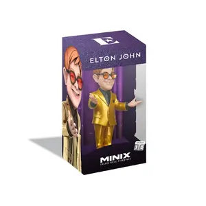 Коллекционная фигурка MiniX Elton John в золотом костюме, модель 20461 – миниатюра от MiniX
