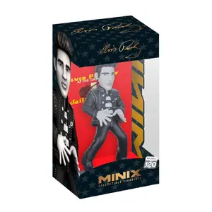 Коллекционная виниловая статуэтка MiniX Elvis Presley Jailhouse Rock – лицензированный персонаж модель 21031