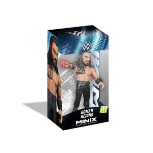 Collectible figure MiniX WWE Roman Reigns licensed wrestling character by MiniX
