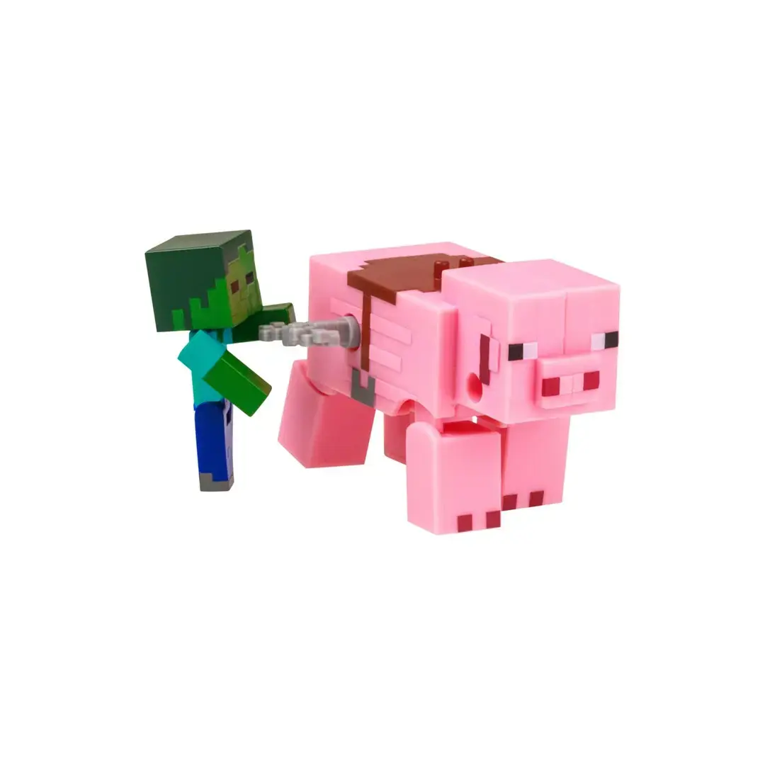 Заводная 3D фигурка p.m.i kids world Minecraft Baby Zombie & Pig Photo 2