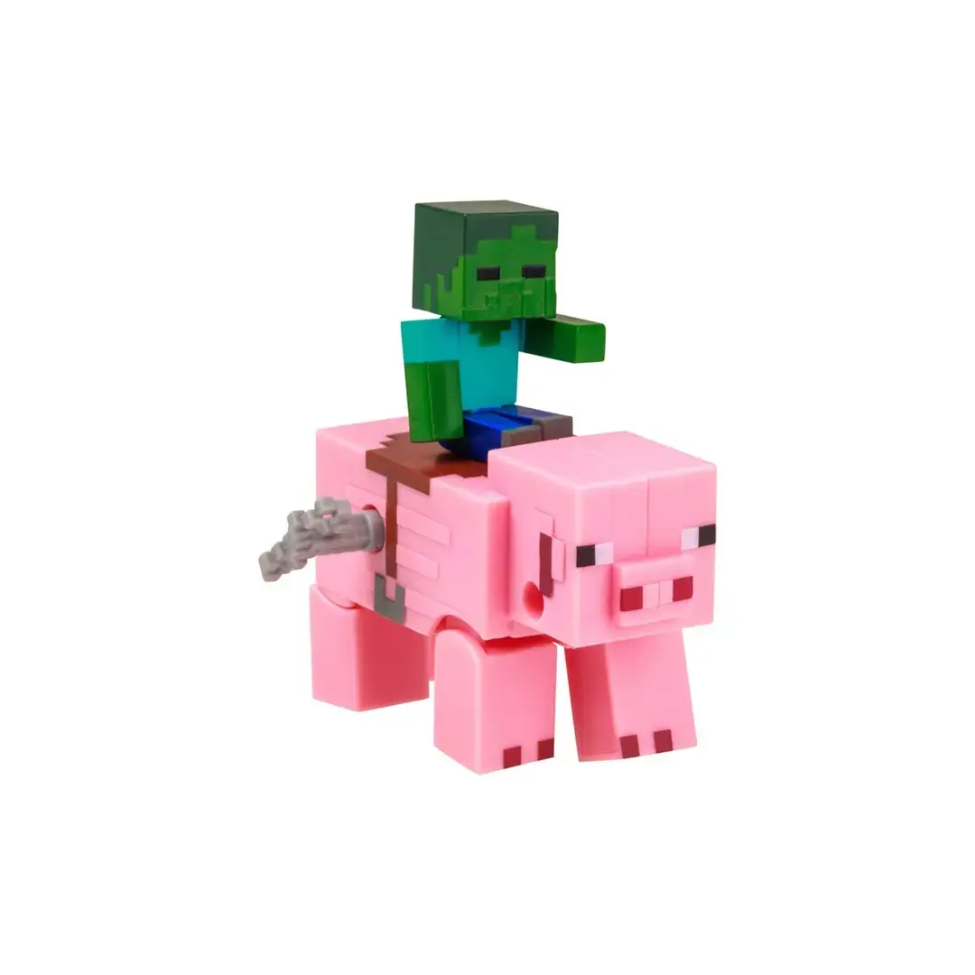Заводная 3D фигурка p.m.i kids world Minecraft Baby Zombie & Pig Photo 3