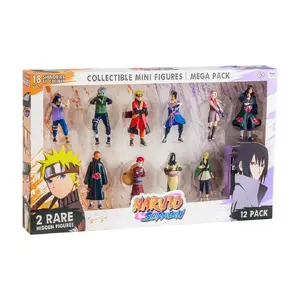Collectible figures set p.m.i kids world NARUTO SHIPPUDEN — Deluxe Edition Ver. B, 12 pieces