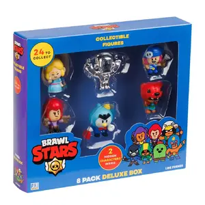 Game figurines set p.m.i kids world BRAWL STARS S1 — 8-pack deluxe box, version B, collectible figures