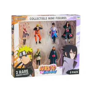 p.m.i kids world Naruto Shippuden Collectible Figure Set, 8-Pack Deluxe Edition Ver. C