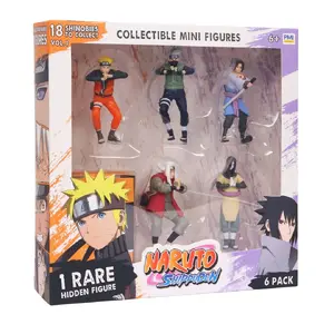 Набор коллекционных фигурок p.m.i kids world NARUTO SHIPPUDEN FIGURES 6 шт. deluxe edition ver. B
