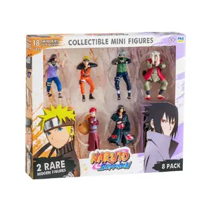 Figure set p.m.i kids world Naruto Shippuden figures — 8-pack collectible character figures, Deluxe Edition Ver. A