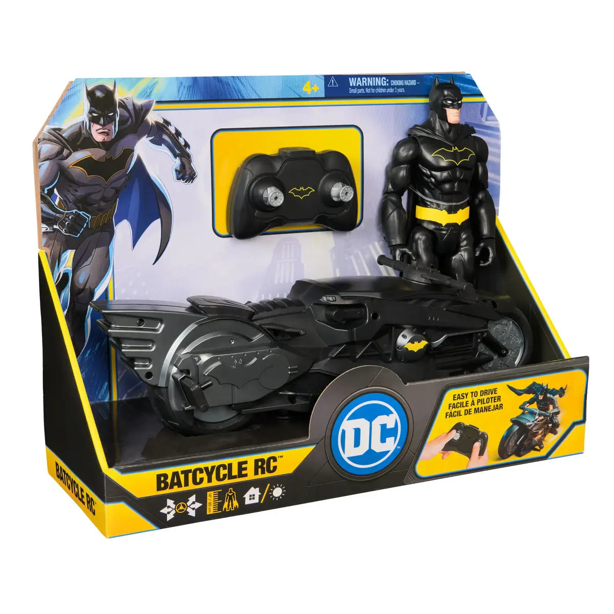 Remote control Batcycle BATMAN with 12" Batman figure Photo 6