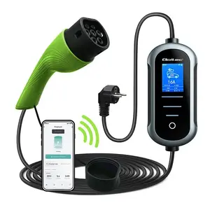 Зарядное устройство для электромобиля QOLTEC EV car charger w/ adjust. Type2 2in1 3.5kW — компактное AC-зарядное, Type 2, 3,5 кВт