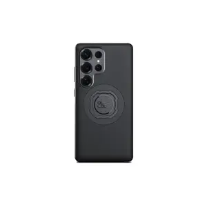 Tālruņa stiprinājums Quad Lock MAG priekš Samsung Galaxy S25 Ultra — magnētiskā stiprināšanas sistēma, neilona vāciņš, melns, līdz 17,5 cm (6,9") ekrānam, bezvadu uzlāde