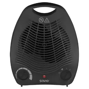 Household blade fan SAVIO AD-02 B — floor fan, 2000 W, 220–240 V, 3 speeds, black