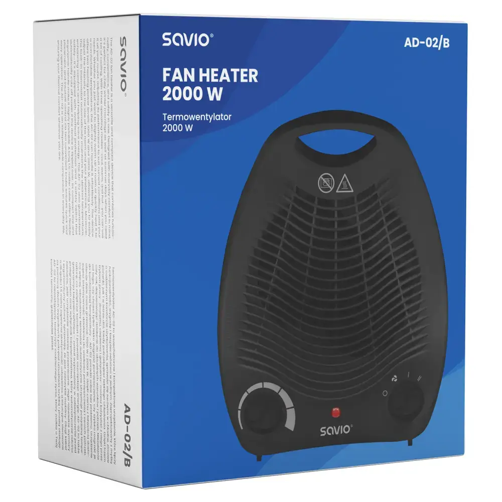 SAVIO AD-02 B floor blade fan — 2000 W Photo 4