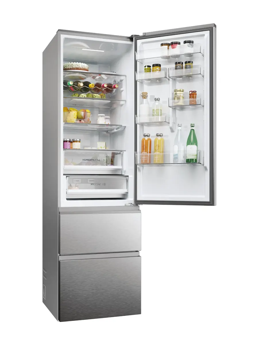 Haier 3D 60 Serie 5 HTW5620DNMG Freestanding Refrigerator Photo 4