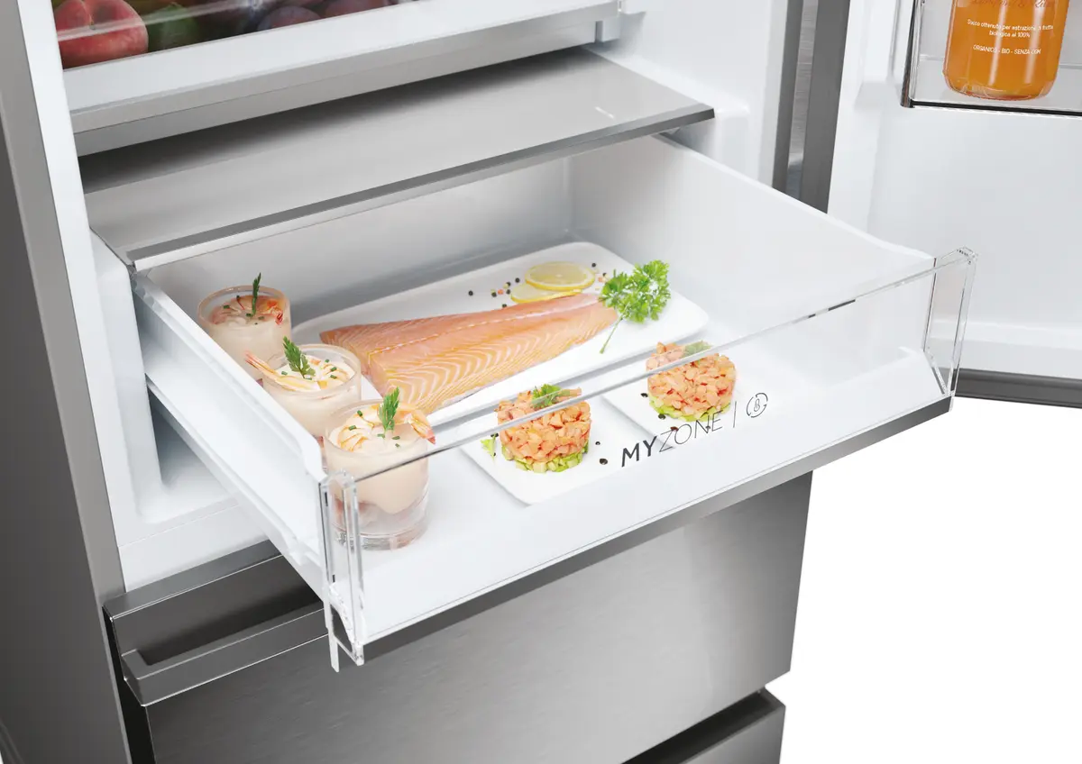 Haier 3D 60 Serie 5 HTW5620DNMG Freestanding Refrigerator Photo 8