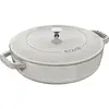 Staub cast iron stewing pan with lid 28 cm Photo 2