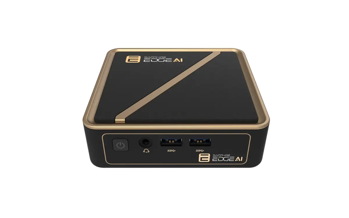 Sapphire EDGE AI 340 barebone мини‑ПК Photo 3