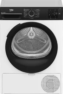 Beko BM3T37249WBB Отдельно стоящая фронтальная сушильная машина с тепловым насосом 7 кг Белая с уровнем шума 64 дБ и дисплеем