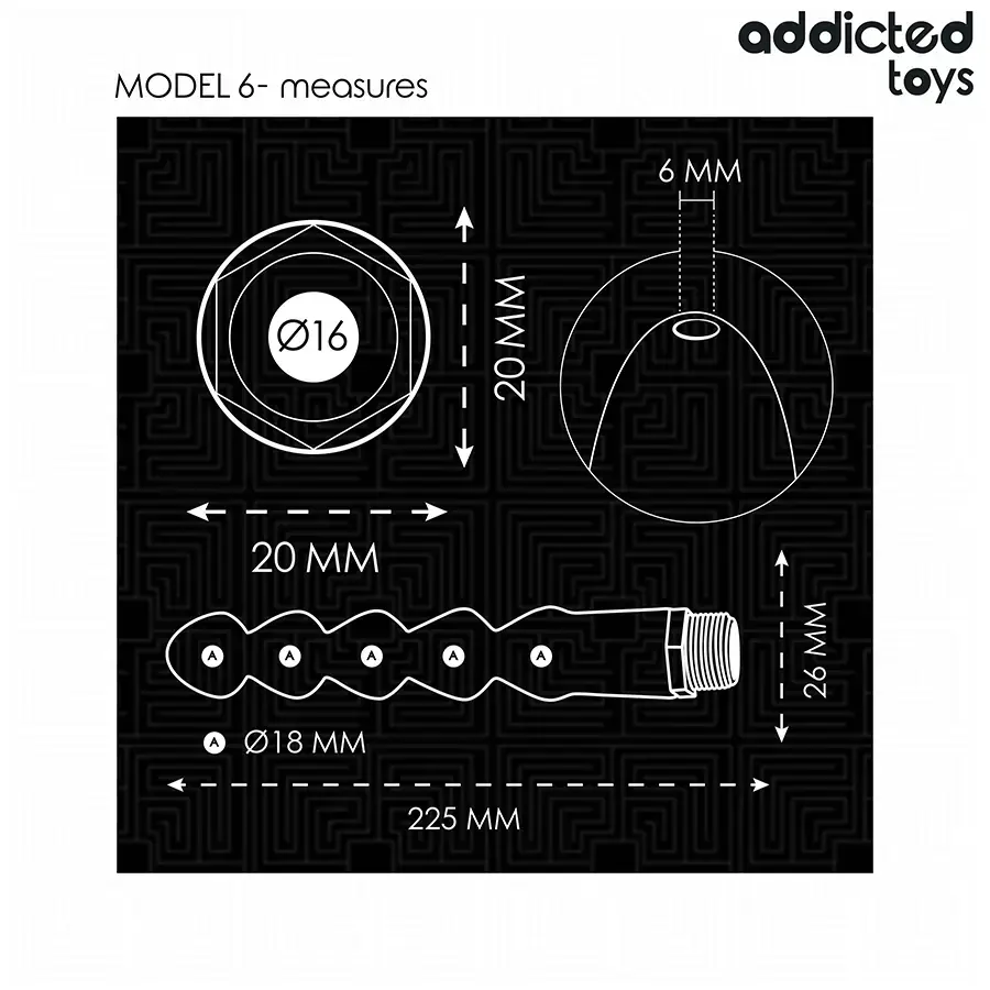 Anālais tīrītājs addicted toys Modelis 6 Photo 5