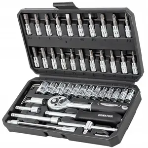 Tool set ks tools ST-2462-5 — 46 pieces, assorted sockets and hand tools