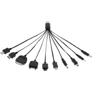 USB-A data cable M-LIFE KPO3926 — universal black, USB-A to device connector