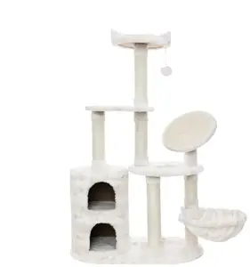 Игровой комплекс для кошек Sourcing HOPPY 45x80x137 см с несколькими платформами, когтеточками и укрытием