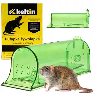 Live-capture trap for mice and rats Keltin 2 pcs – reusable humane rodent trap