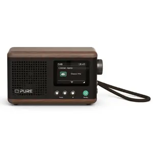 Портативное радио DAB+ / FM pure acoustics Pure Classic Mini — 5 Вт RMS, динамик 6,35 см, дисплей 2,4" (6,1 см), USB‑C, кремовый с деревянной отделкой
