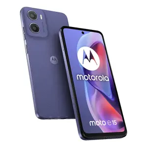 Viedtālrunis MOTOROLA moto e15 16,9 cm (6,67") Dual SIM Android 14 Go 2 GB RAM 64 GB 5200 mAh Lavender