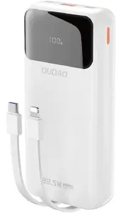 Пауэрбанк Dudao K15Pro 20000 mAh 22.5W PD с USB-C, USB-A и Lightning, белый